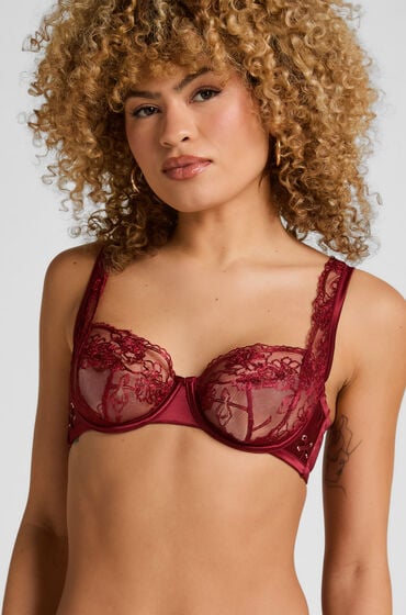Hunkemöller Catherine Bøjle-BH Uden Puder Rød