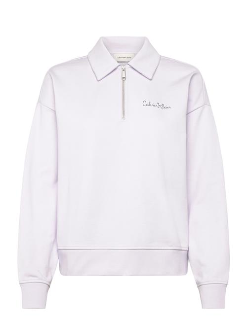 Calvin Klein Jeans | Ls French Terry Graphic Qz Sweat | M