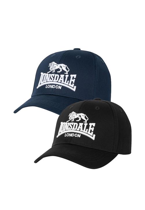 LONSDALE Hætte 'Wiltshire'  marin / sort / hvid