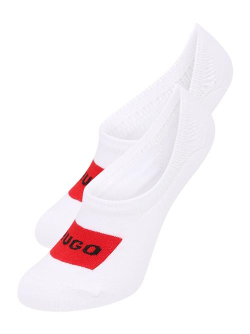 HUGO Støvletter  rød / sort / hvid