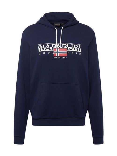 NAPAPIJRI Sweatshirt 'AYLMER'  marin / rød / offwhite