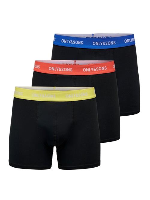 Only & Sons Boksershorts 'ONSFitz Solid'  blå / knaldrød / sort / hvid