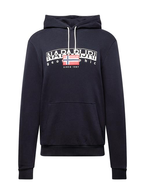NAPAPIJRI Sweatshirt 'Aylmer'  navy / rød / sort / hvid
