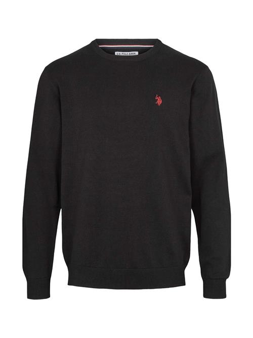 U.S. POLO ASSN. Pullover 'UMAdair'  kirsebærsrød / sort