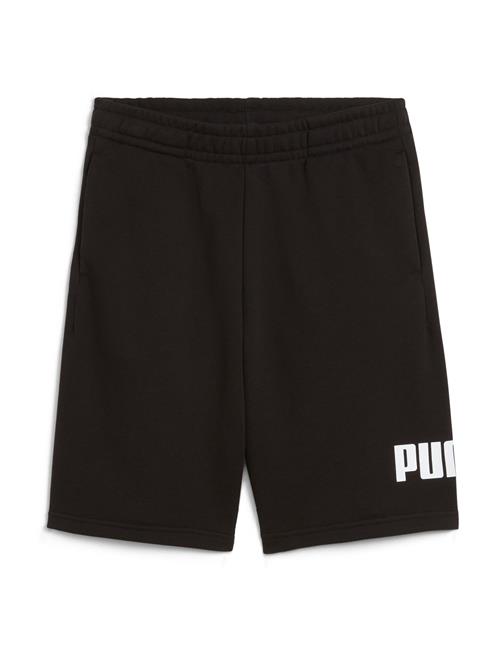 PUMA Bukser 'ESS'  sort / hvid