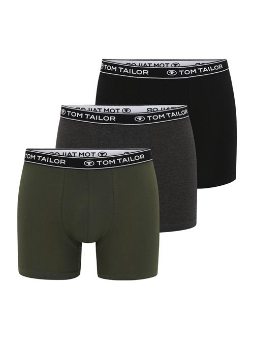 TOM TAILOR Boksershorts  lysegrå / grå-meleret / oliven / sort