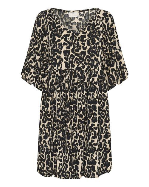 Kaffe Kjole 'Nani'  beige / sort