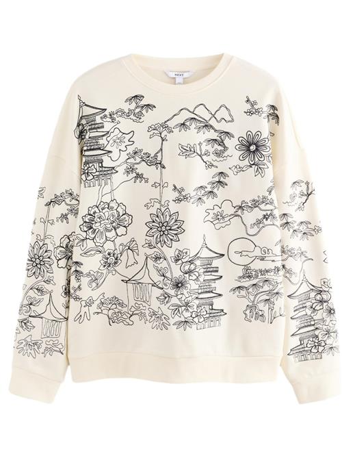 Next Sweatshirt  lysebeige / sort