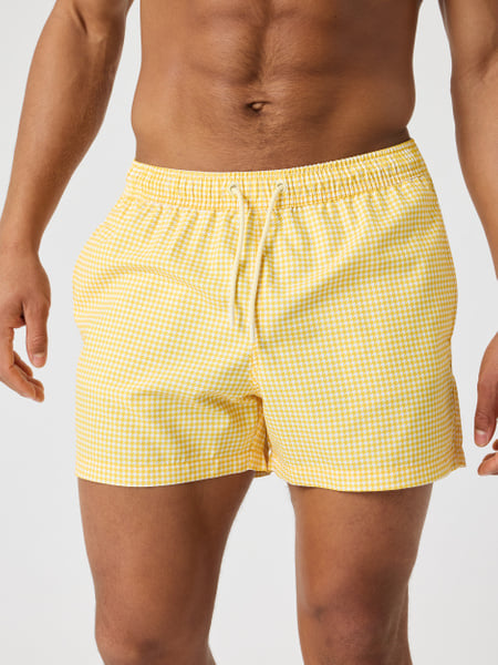 Björn Borg Borg Print Swim Shorts Gul, M