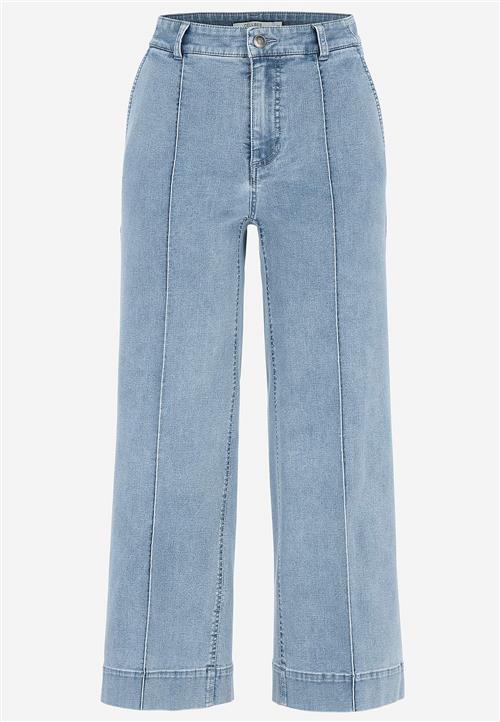 Cellbes of Sweden Brede ankeljeans med syede pressefolder