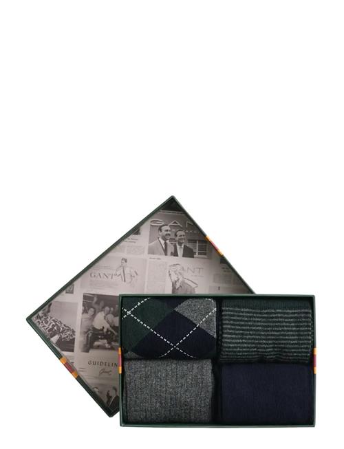 GANT | Argyle And Stripe Socks 4-Pack Gb | 40-42