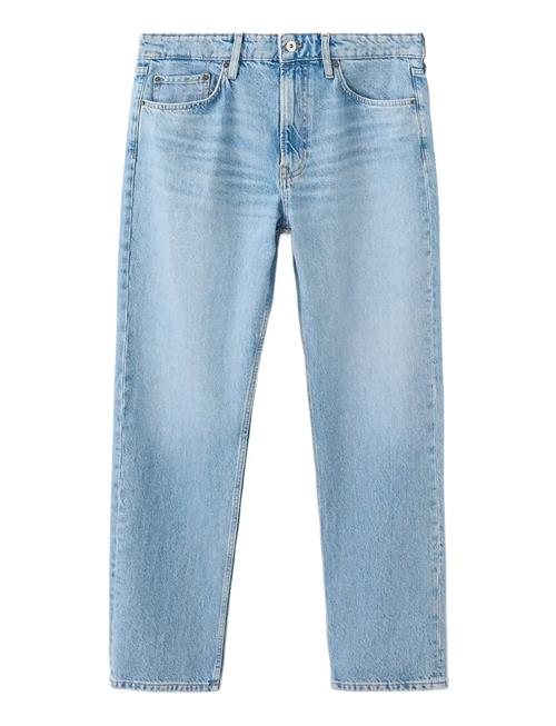 Mango | Moby Straight-Fit Light-Wash Jeans | 44