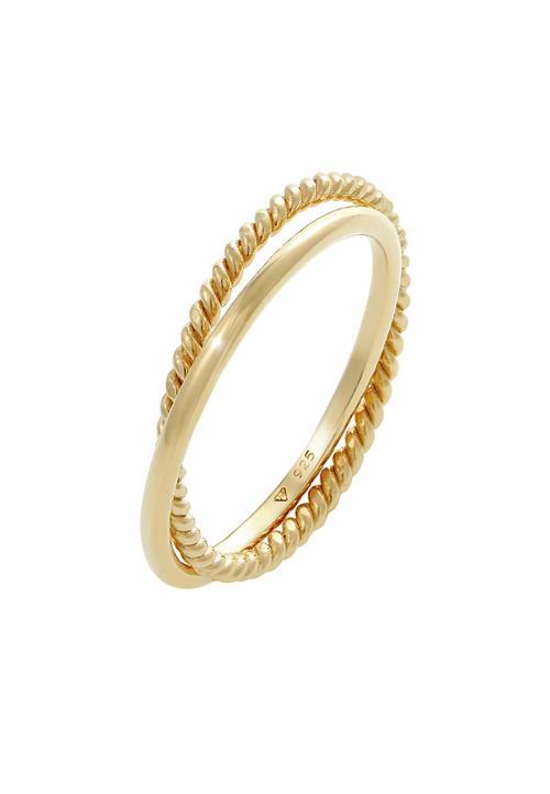 ELLI Ring 'Twisted'  guld