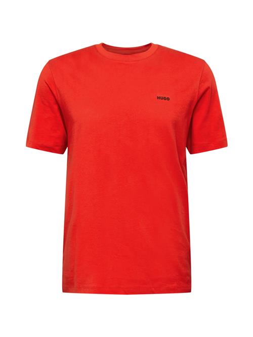 HUGO Bluser & t-shirts 'Dero'  blodrød / sort