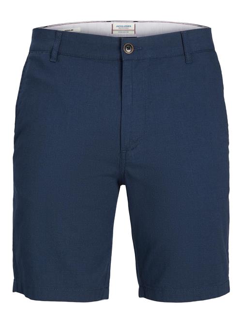 JACK & JONES Lærredsbukser 'JPSTDave'  navy