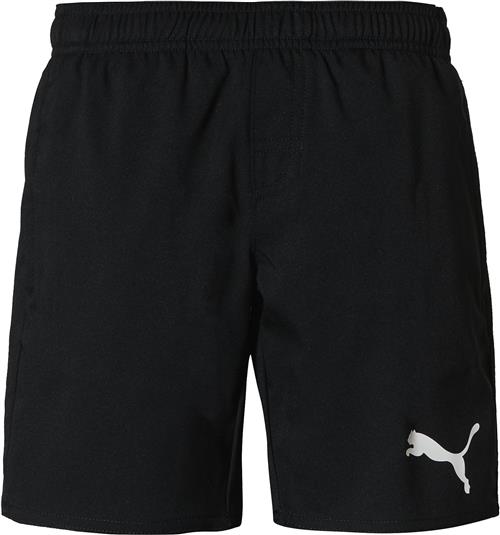 PUMA Badeshorts  sort / hvid