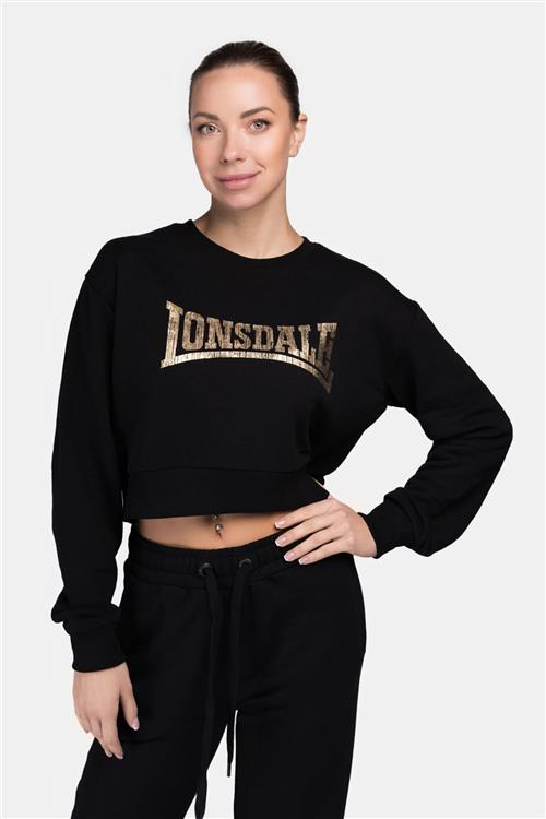 LONSDALE Sweatshirt 'Culbokie'  guld / sort
