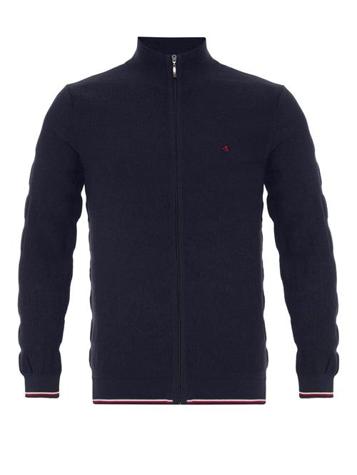 Jacey Quinn Cardigan  mørkeblå / rød / hvid