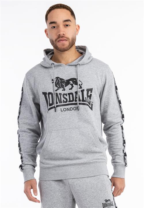 LONSDALE Sweatshirt 'Scousburgh'  grå-meleret / sort