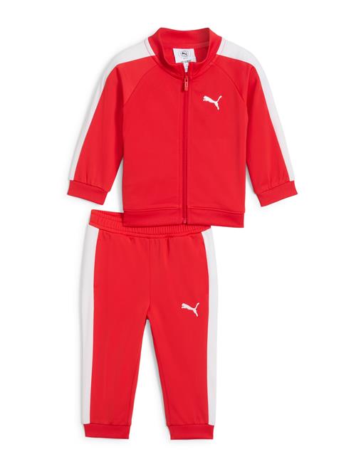 PUMA Joggingdragt 'MINICATS T7 ALWAYS ON'  rød / hvid