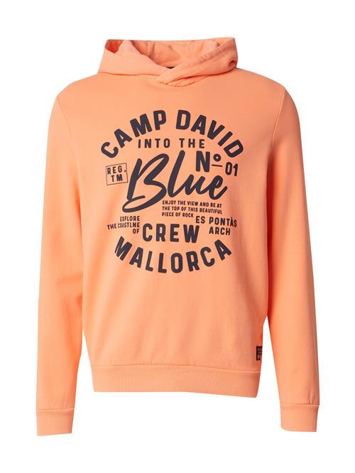 CAMP DAVID Sweatshirt  natblå / orange