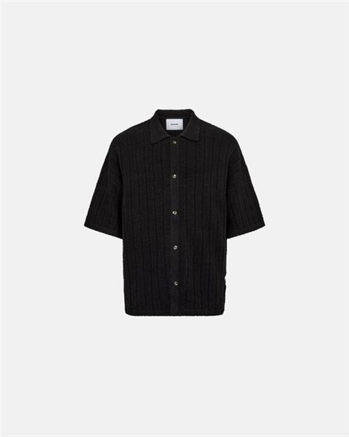 Kortærmet skjorte "george" | Bomuld | Sort