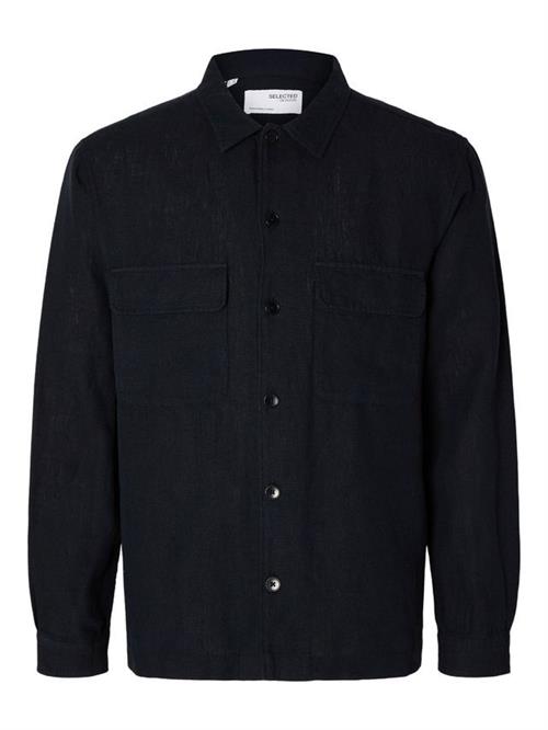 SLHMADS-LINEN OVERSHIRT LS NOOS