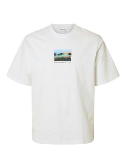 SLHRELAXDARIUS PRINT SS O-NECK TEE