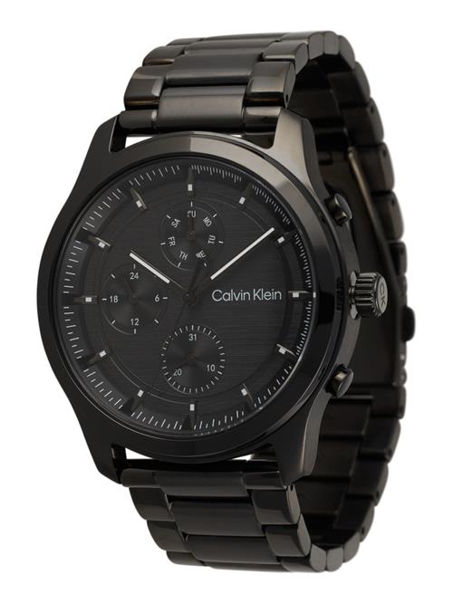 Calvin Klein Analogt ur  sort / hvid