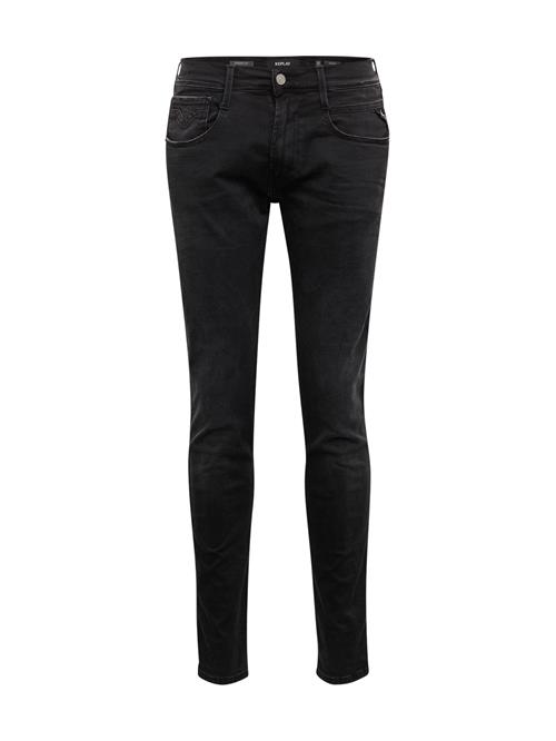 REPLAY Cargobukser 'Anbass'  black denim