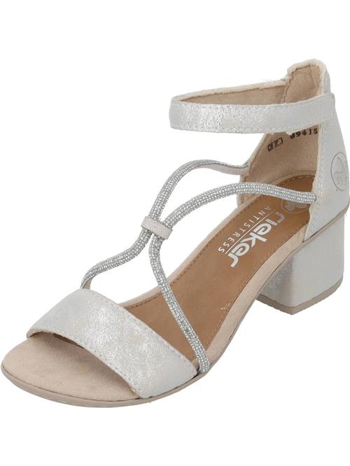 Rieker Sandaler med rem  sølv