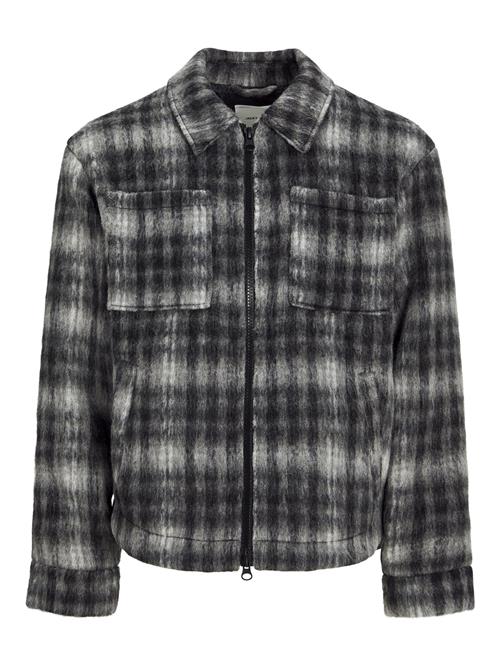 JACK & JONES Overgangsjakke  grå / antracit / lysegrå