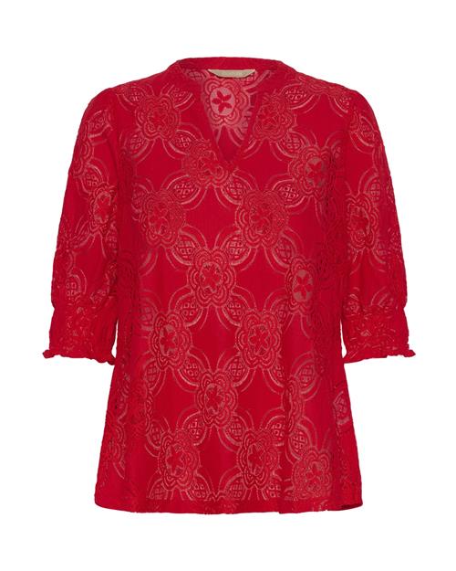 CULTURE Bluse 'Olu'  rød