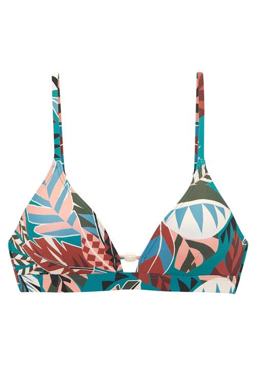 BUFFALO Bikinioverdel  aqua / fersken / mørkerød / offwhite