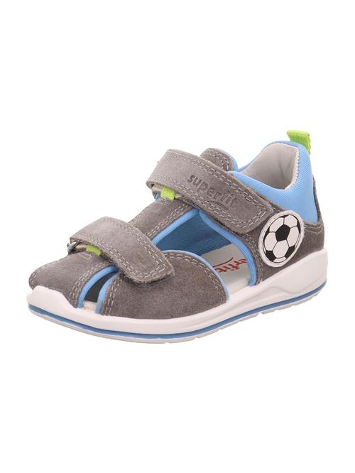 SUPERFIT Åbne sko 'BOOMERANG'  azur / grå / sort / hvid