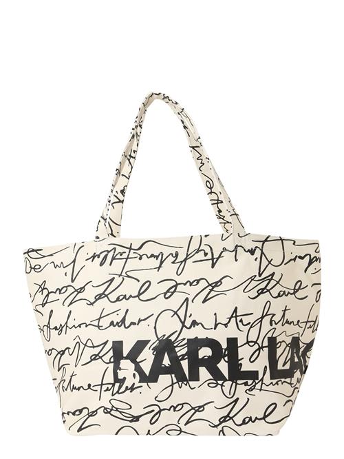 Karl Lagerfeld Shopper 'Essential'  beige / sort