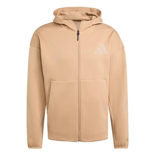 ADIDAS SPORTSWEAR Sportssweatjakke 'Z.N.E.'  beige / lysegrå