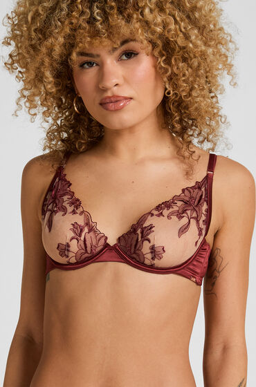 Hunkemöller Ikke-formstøbt bøjle-bh Anouk Rød