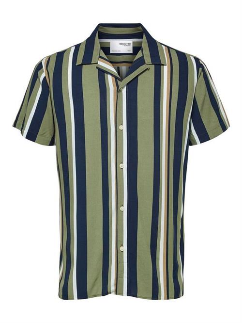SLHREGMICHAEL SHIRT SS STRIPES