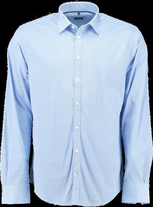 Knitted shirt l/s modern fit