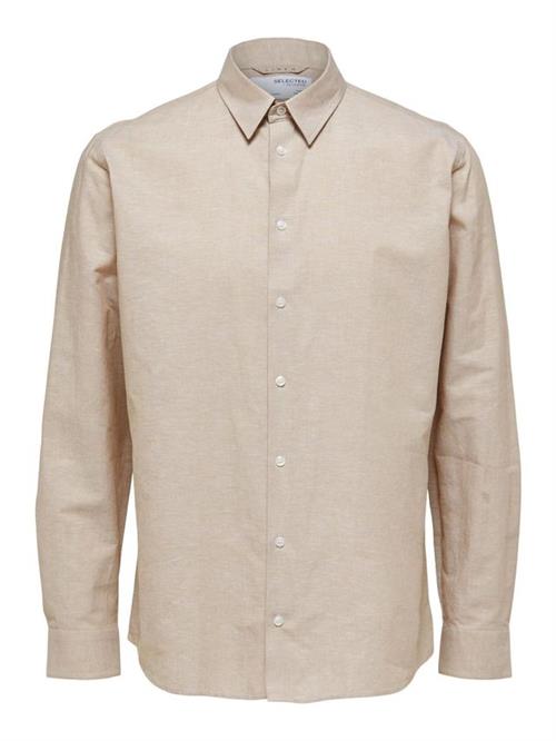 SLHREGNEW-LINEN SHIRT LS CLASSIC W