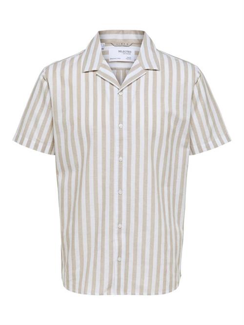 SLHREGNEW-LINEN SHIRT SS RESORT W