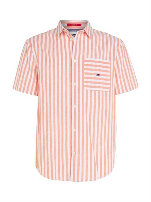 TJM RLX SS STRIPE LINEN SHIRT