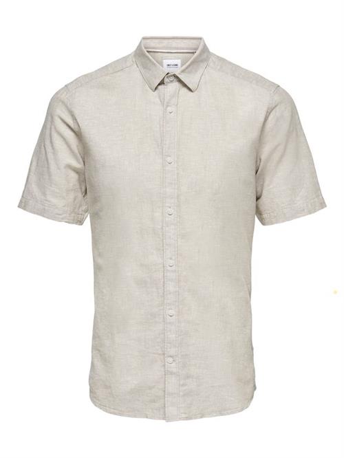 ONSCAIDEN SS SOLID LINEN SHIRT NOOS