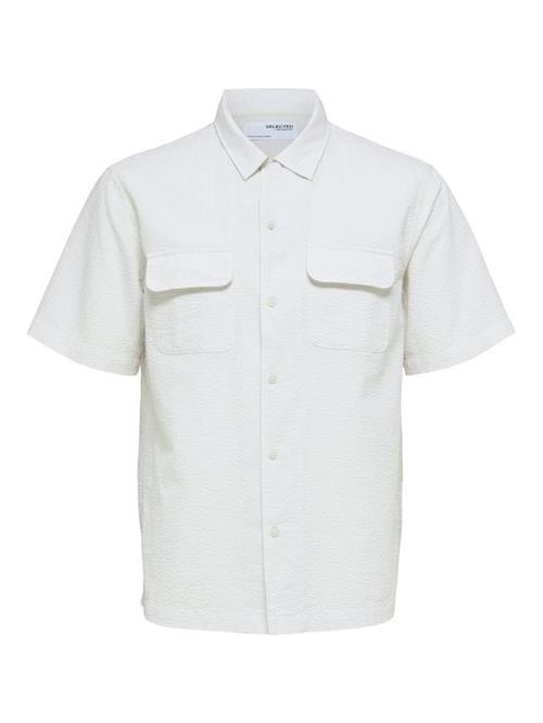 SLHRELAXED-KYLE SHIRT SS SEERSUCKER