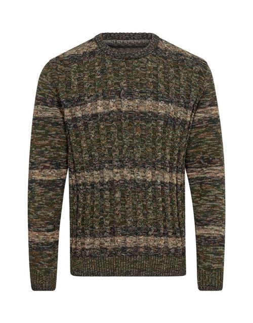 O-neck twist cable modern fit