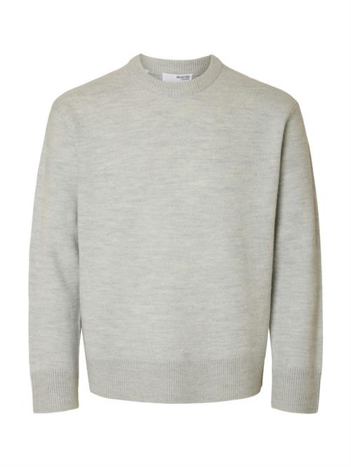 SLHARNE LS KNIT RELAXED WOOL CREW N