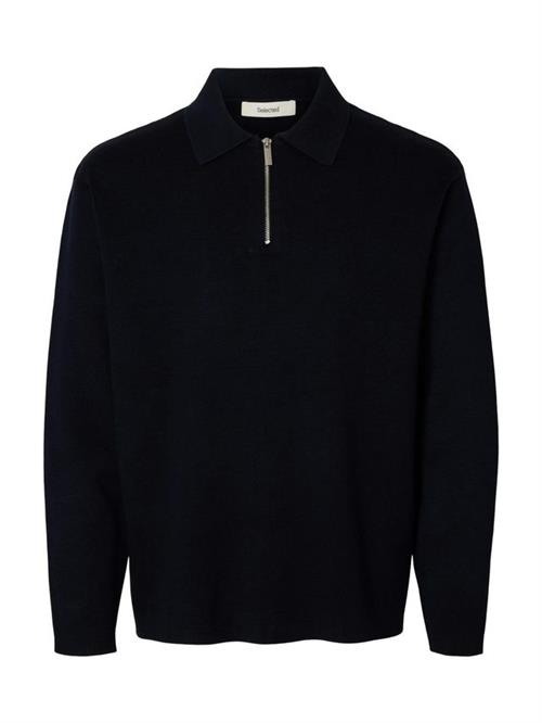 SLHTELLER FN RELAXED HALF ZIP POLO