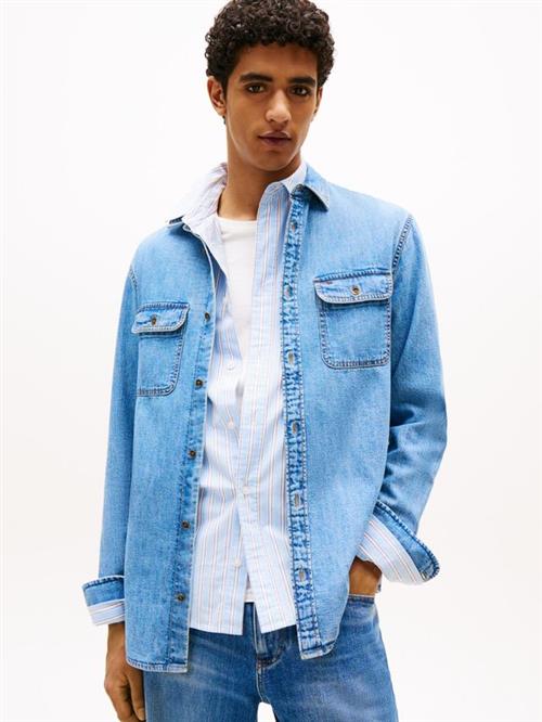 LS REGULAR DENIM SHIRT EXT