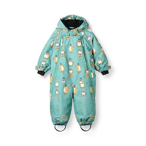 Småfolk Snedragt Til Småbørn Med Pingviner Jade  Jade-3-4 Y  Grøn  3-4 år  unisex